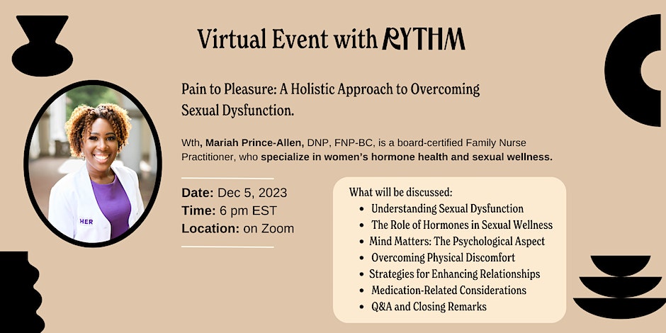 Pain to Pleasure: A holistic approach to overcoming sexual dysfunction